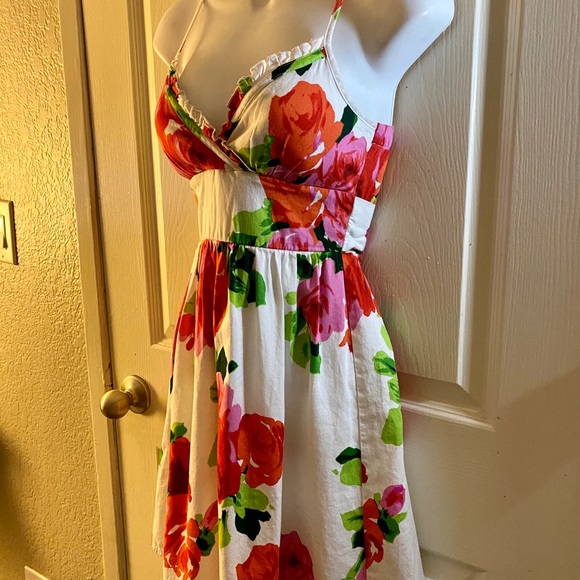 snap Floral Sundress Adjustable Straps - Picture 2 of 7